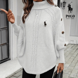 RL® Heritage Cable Knit Poncho