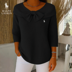 RL® Bow Elegance Knit Top