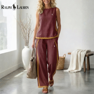 RL® Heritage Linen Sleeveless Two-Piece Set