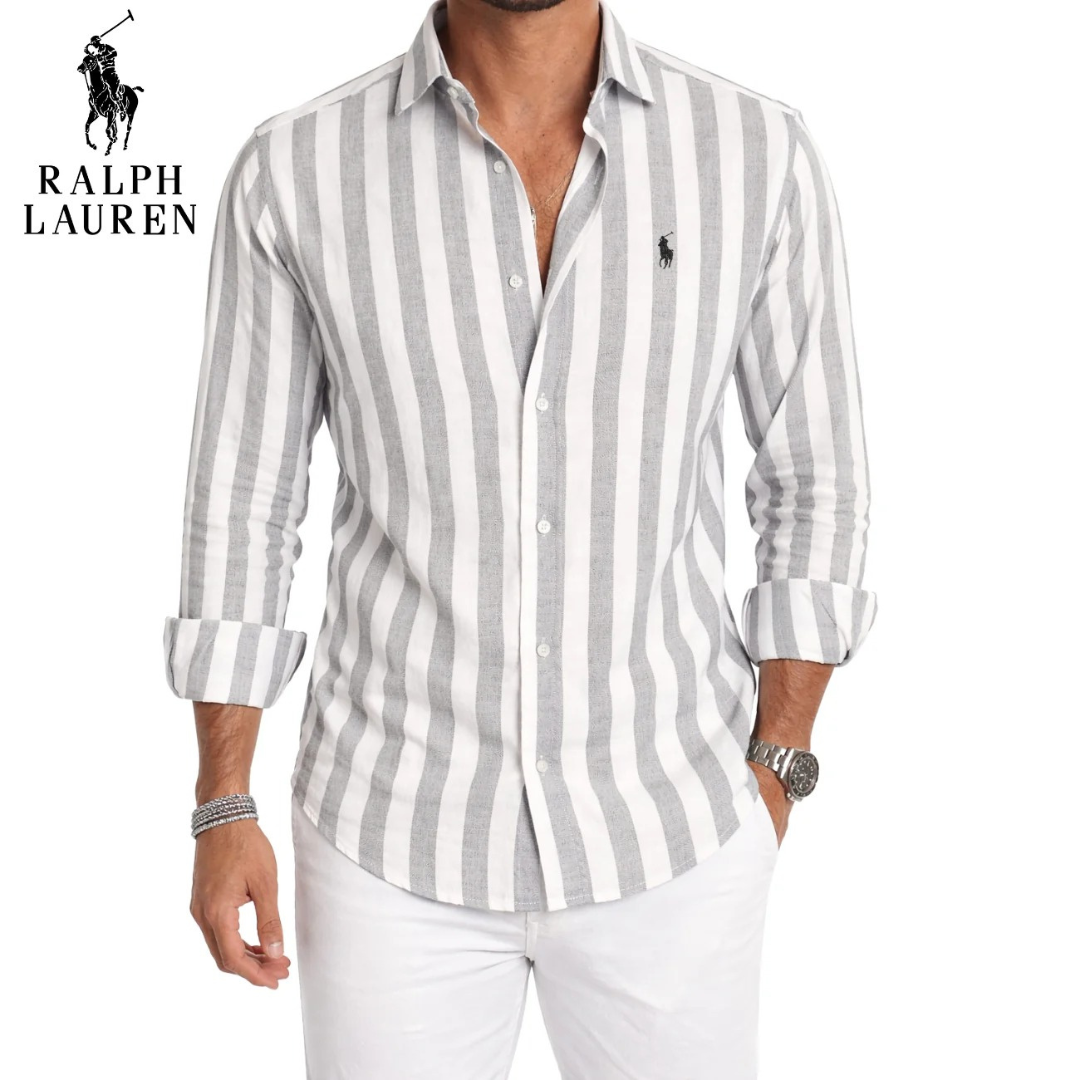 RLĀ® Riviera Bold Stripe Linen Shirt - Image 9