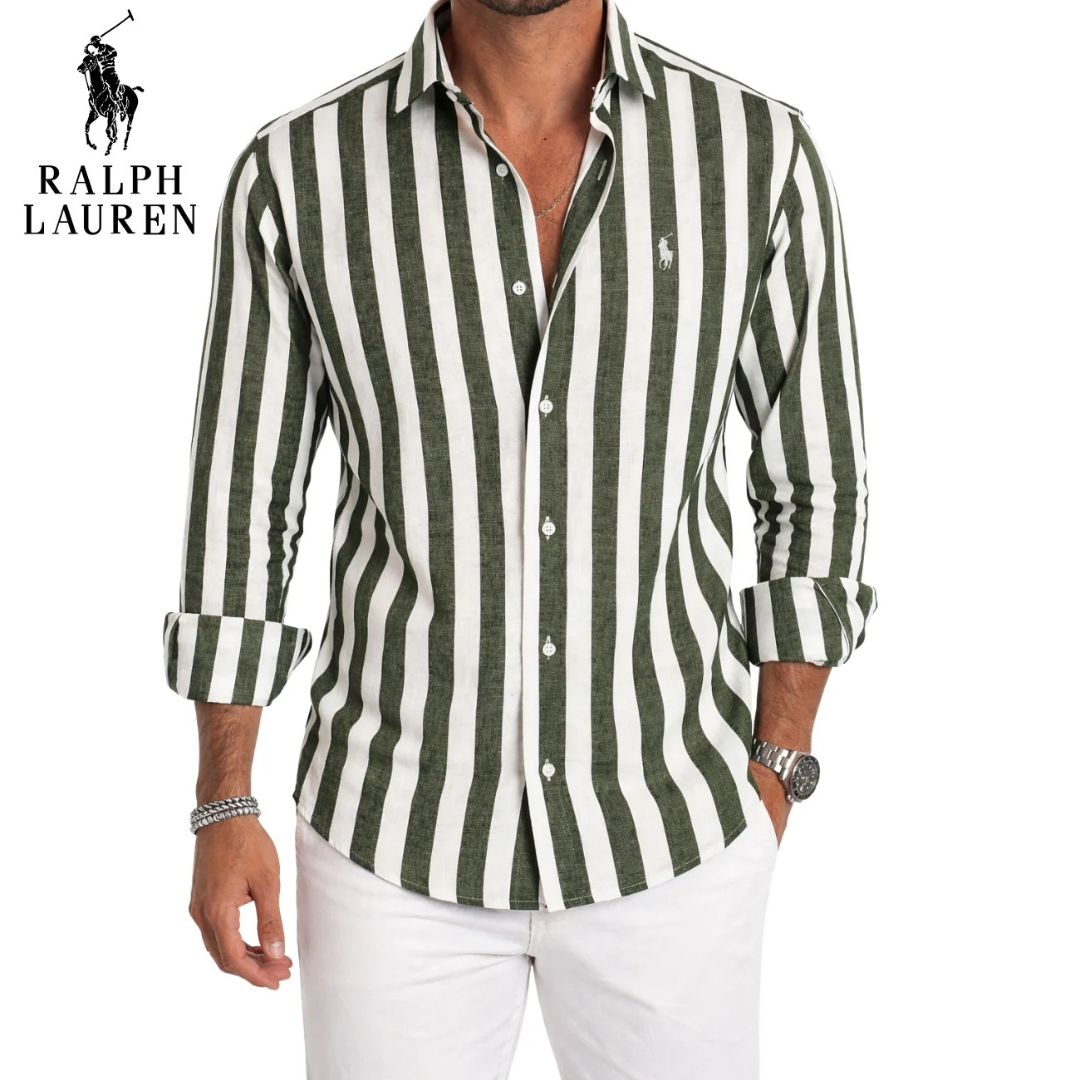 RLĀ® Riviera Bold Stripe Linen Shirt - Image 7