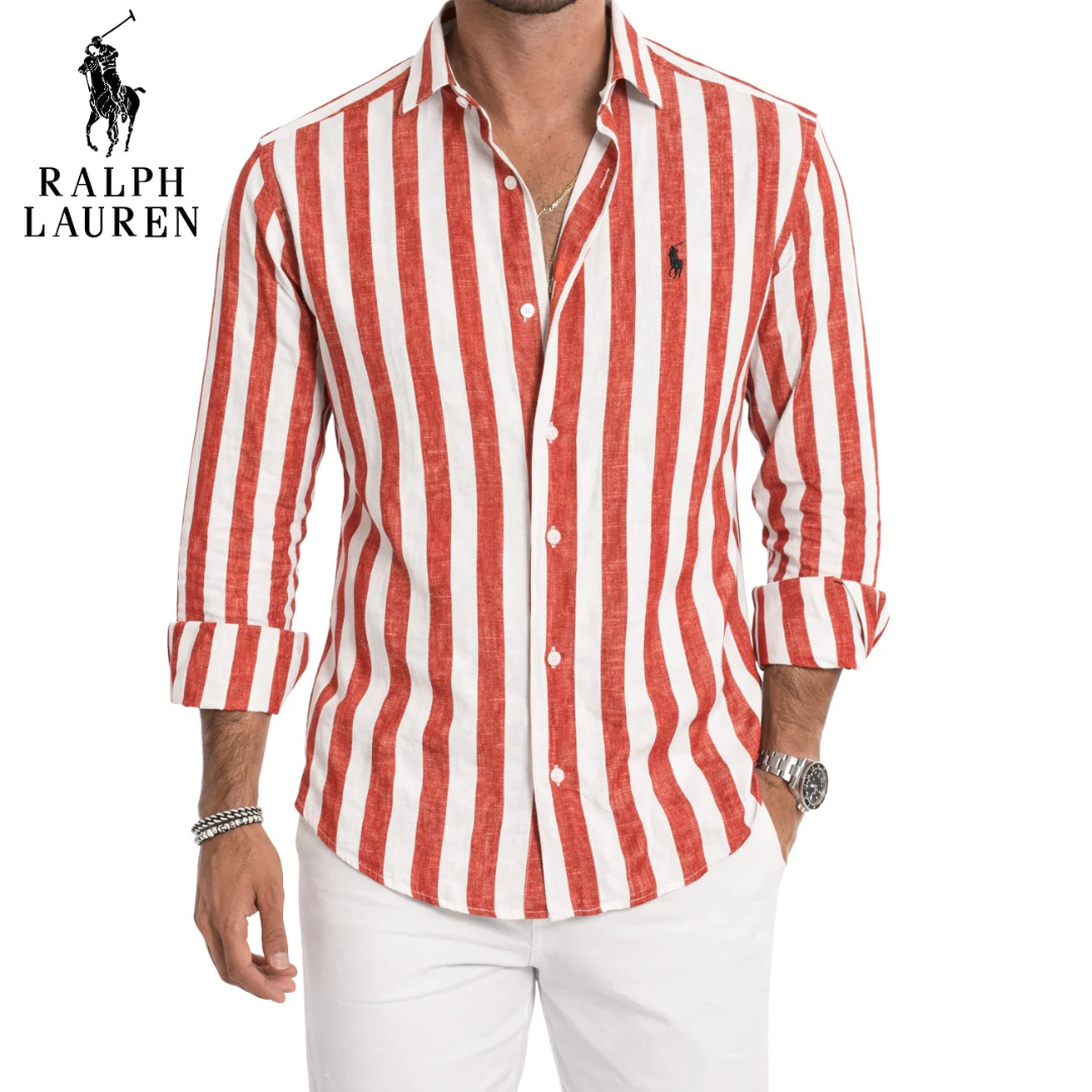 RLĀ® Riviera Bold Stripe Linen Shirt - Image 4